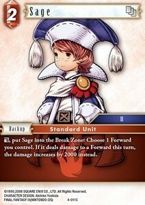 Sage (4-011) Card Front