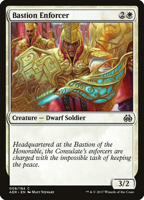 Bastion Enforcer Card Front