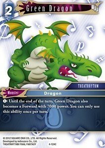 Drago verde Card Front