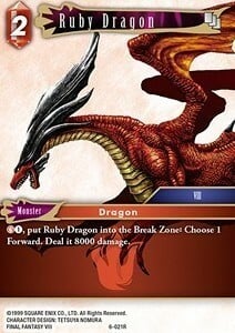Ruby Dragon Card Front
