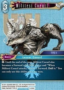 Militesi Coeurl Card Front