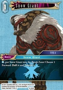 Snow Giant (6-035) Card Front