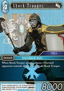 Shock Trooper (6-037) Card Front