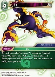 Zu (6-049) Card Front