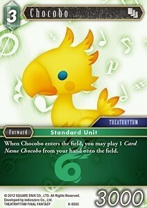 Chocobo Card Front