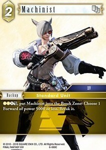 Machinist (6-069) Card Front