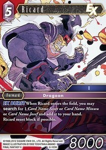 Ricard (6-103) Card Front
