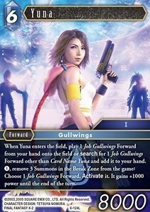 Yuna (6-124) Card Front
