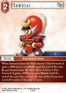 Samurai (7-009) Card Front
