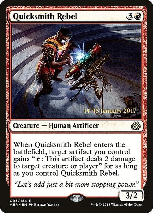 Quicksmith Rebel Card Front