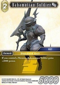 Bahamutian Soldier (7-078) Card Front