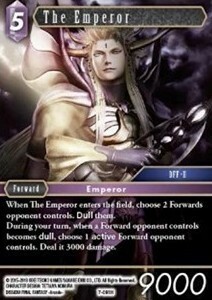 The Emperor Card Front
