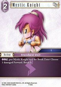 Mystic Knight (7-100) Card Front