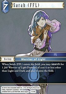 Sarah (FFL) (7-114) Card Front