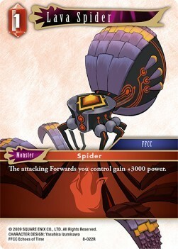 Lava Spider (8-022) Card Front