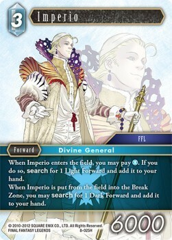 Imperio Card Front