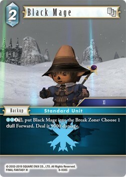 Black Mage (8-030) Card Front