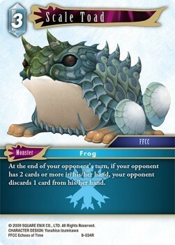 Scale Toad (8-034) Card Front