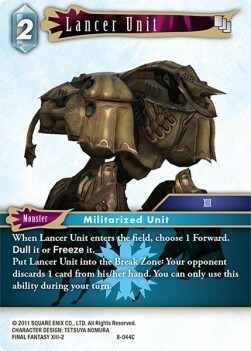Lancer Unit (8-044) Card Front