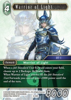 Warrior of Light (8-048) Card Front