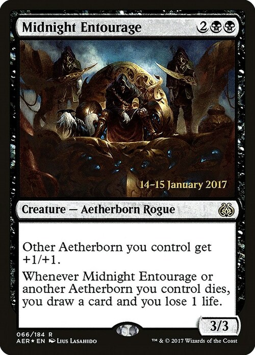 Midnight Entourage Card Front