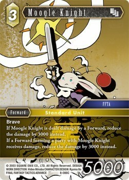 Moogle Knight Card Front