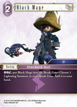 Black Mage (8-095) Card Front