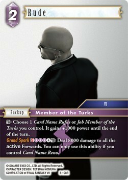 Rude (8-108) Card Front