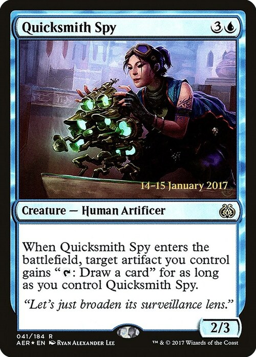 Quicksmith Spy Card Front