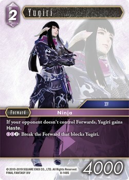 Yugiri Card Front