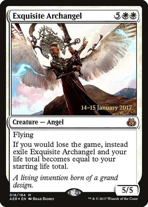 Exquisite Archangel Card Front