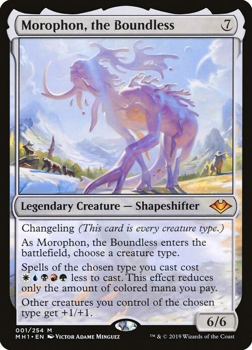 Morophon, the Boundless Card Front