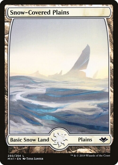 Snow-Covered Plains Card Front