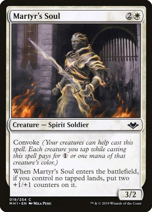 Martyr's Soul Card Front