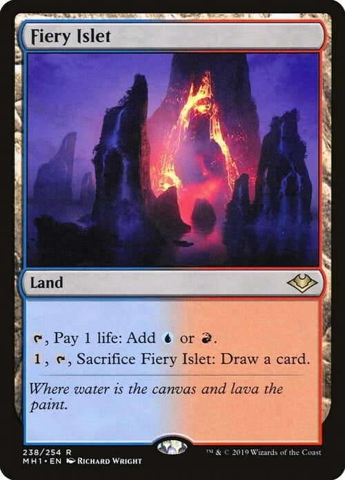 Fiery Islet Card Front