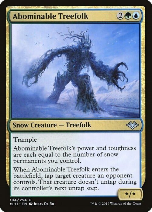 Abominable Treefolk Card Front