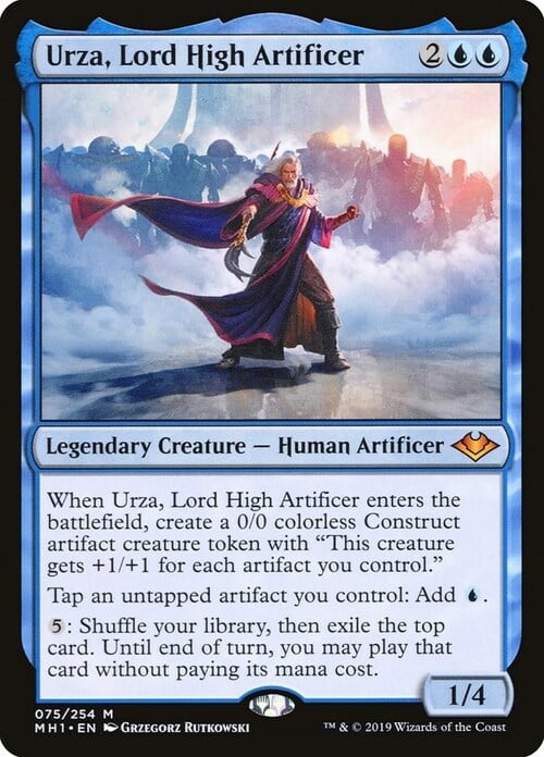 Urza, Lord High Artificer Card Front