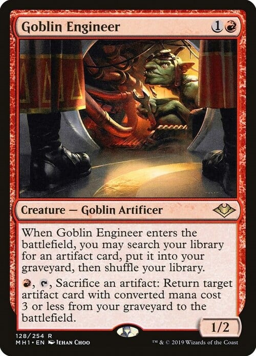 Goblin Ingegnere Card Front
