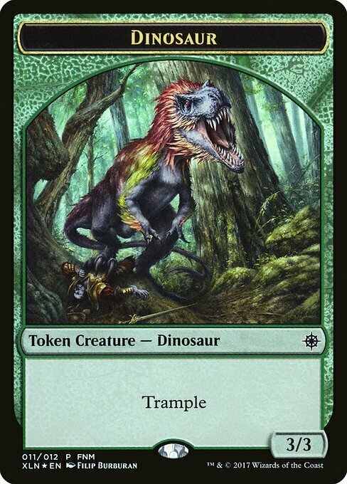 Treasure / Dinosaur Card Front