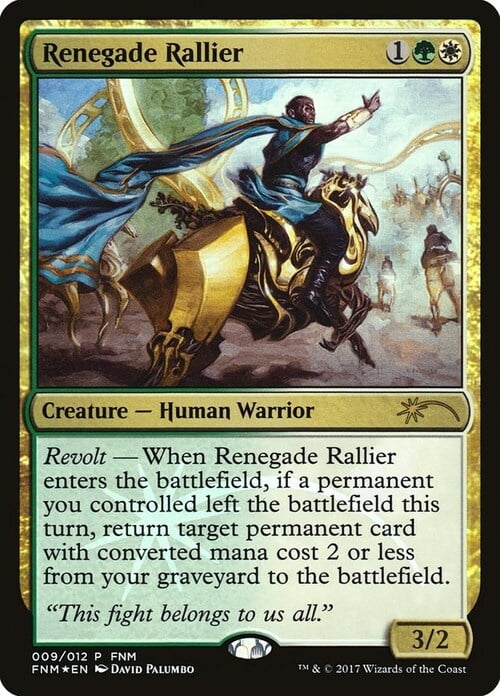 Renegade Rallier Card Front