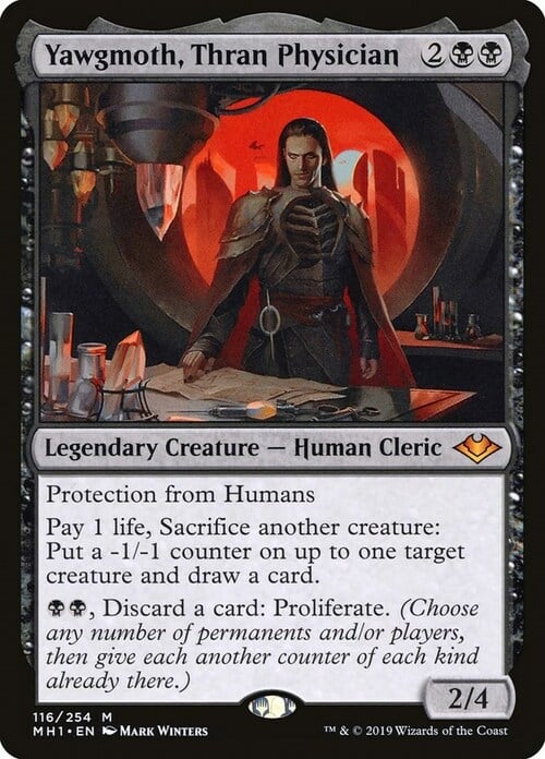 Yawgmoth, Thran Physician Card Front