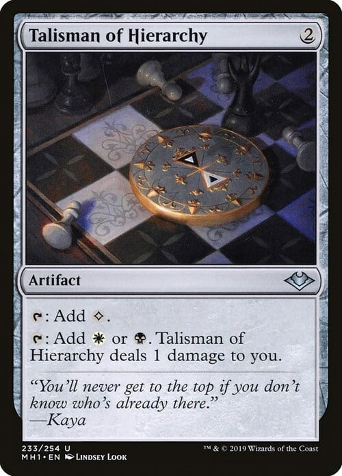 Talisman of Hierarchy Card Front