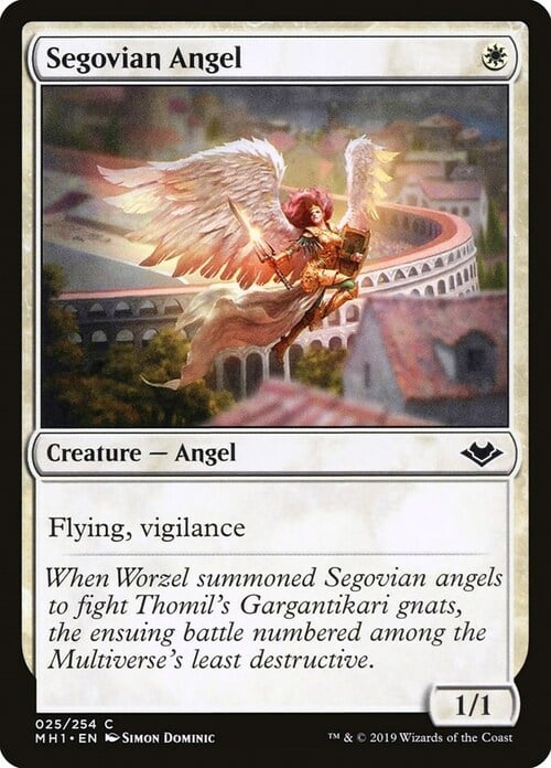 Segovian Angel Card Front