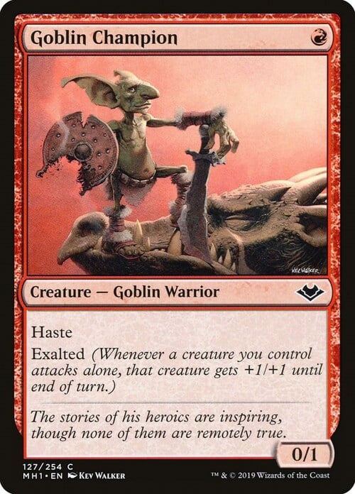 Goblin Campione Card Front