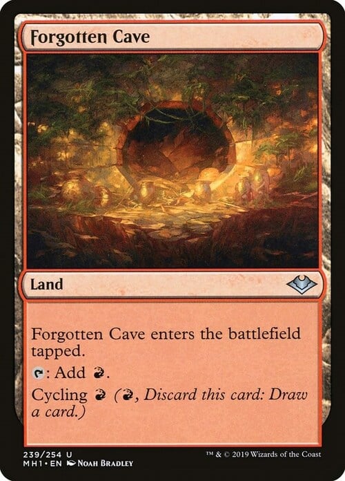 Caverna Dimenticata Card Front