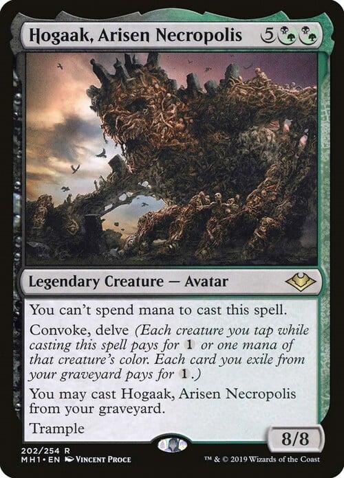 Hogaak, Arisen Necropolis Card Front