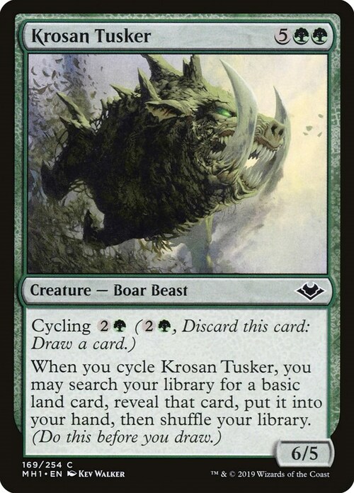 Krosan Tusker Card Front