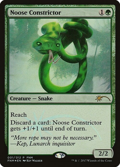 Noose Constrictor Card Front