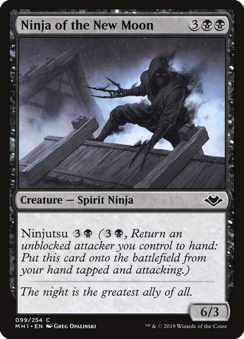 Ninja de la luna nueva Frente