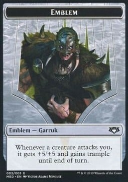 Garruk, Apex Predator Emblem Frente